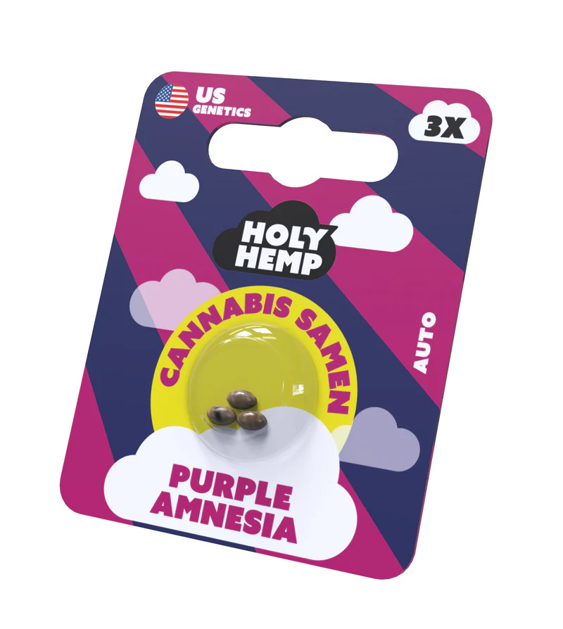 HOLY HEMP SEEDS Purple Amnesia 3 Stück