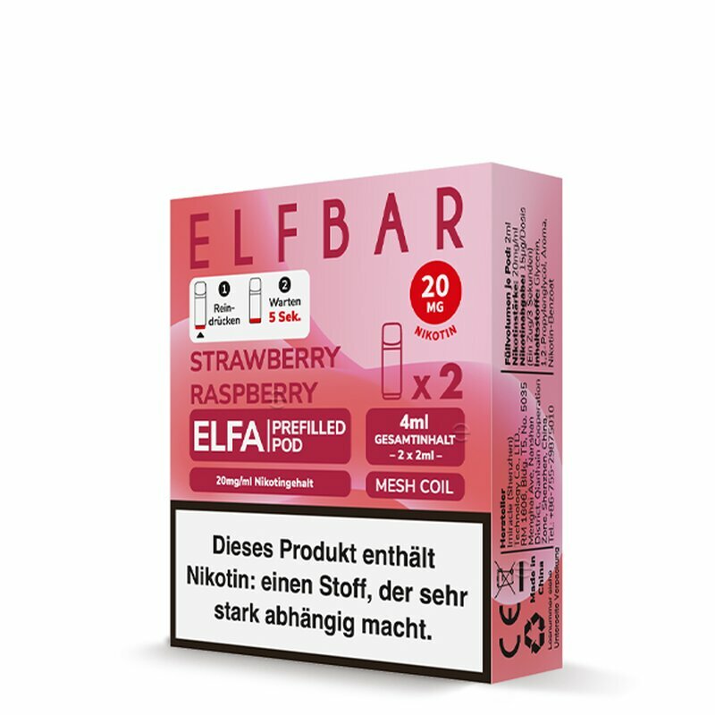 ELFA Pods Strawberry Raspberry 20mg/ml 2 Stück