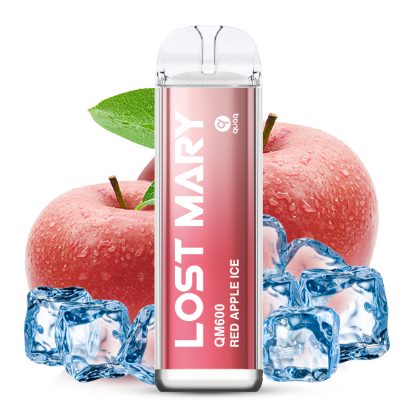 LOST MARY QM600 Einweg E-Zigarette Red Apple Ice 20g/ml