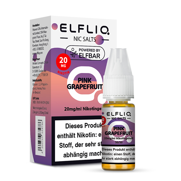ELFLIQ PINK GRAPEFRUIT Nikotinsalz Liquid 20mg/ml