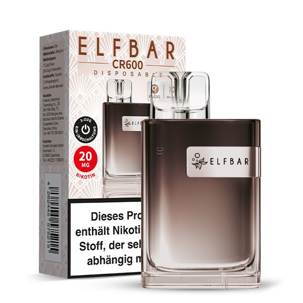 ELFBAR Crystal CR600 Classic Ice Coffee Einweg E Zigarette 20mg/ml