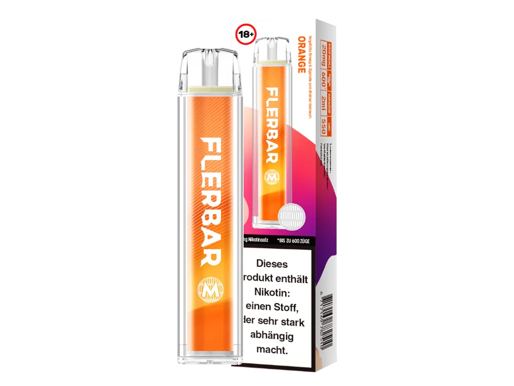FLERBAR M Orange Einweg E Zigarette 20mg/ml