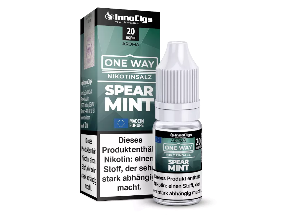 SPEARMINT - Innocigs One Way Nikotinsalz Liquid - 20mg/ml