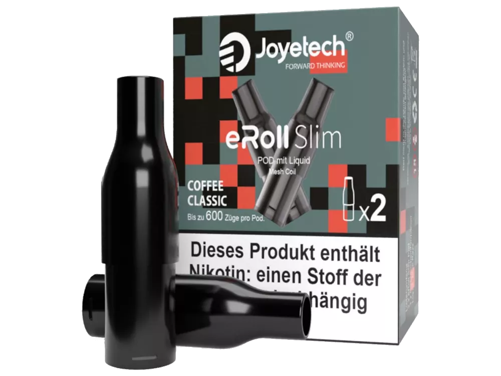 JOYETECH eRoll Slim Pods Coffee Classic 20mg/ml - 2 Stück pro Packung