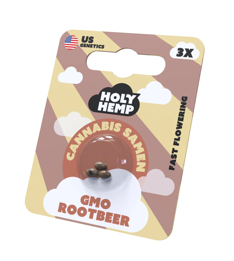 Holy Hemp SEEDS GMO Rotbeer 3x