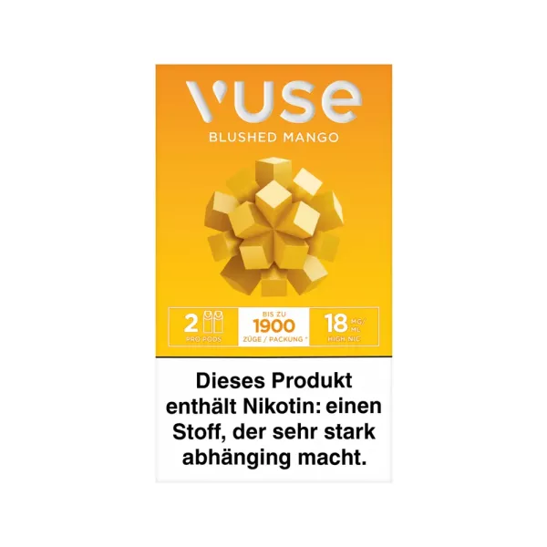 VUSE Pro Pods Blushed Mango 18mg/ml - 2 Stück pro Packung