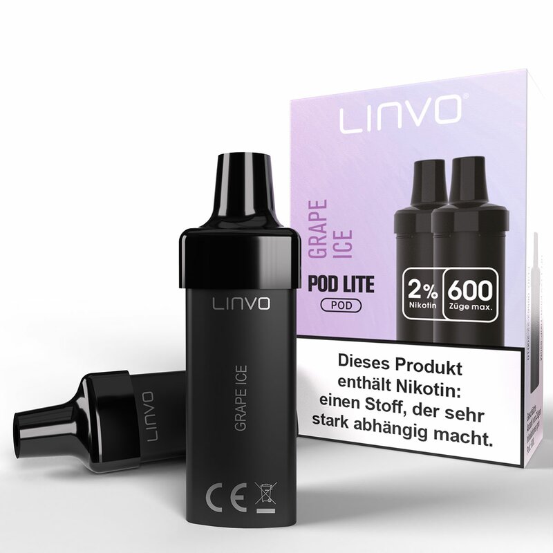 LINVO PODS Grape Ice 20mg/ml 2er Packung