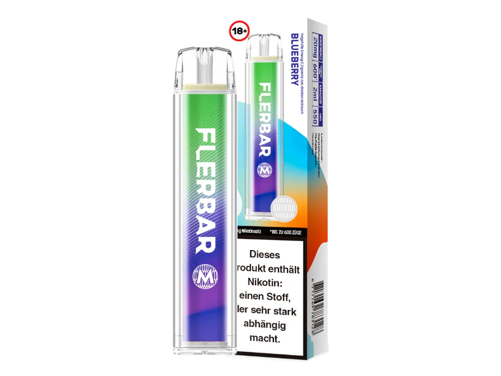 FLERBAR M Blueberry Einweg E Zigarette 20mg/ml