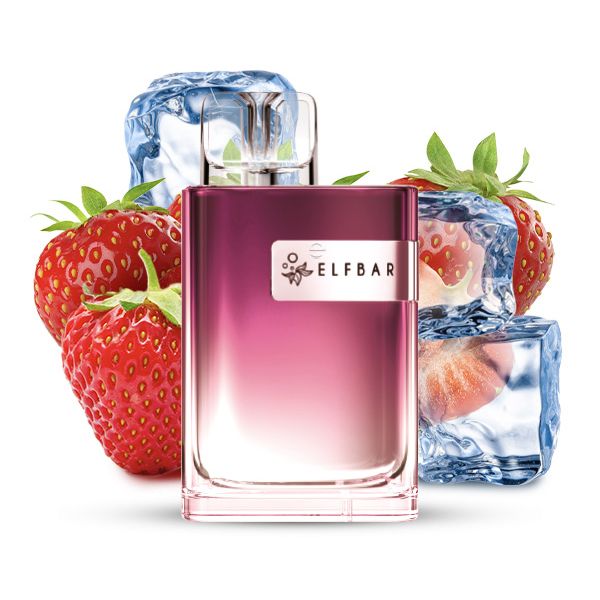 ELFBAR Crystal CR600 Strawberry Ice Einweg E Zigarette 20mg/ml