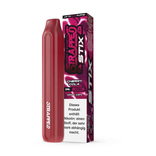Strapped STIX Cherry Cola Einweg E-Zigarette 20mg/ml