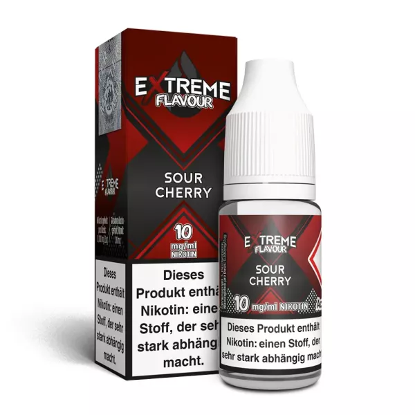 EXTREME FLAVOUR - Sour Cherry 10mg/ml Hybrid Liquid 10ml