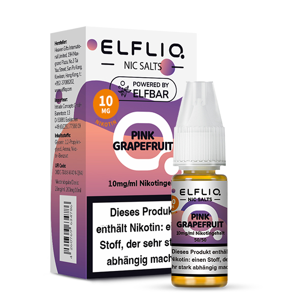 ELFLIQ PINK GRAPEFRUIT Nikotinsalz Liquid 10mg/ml