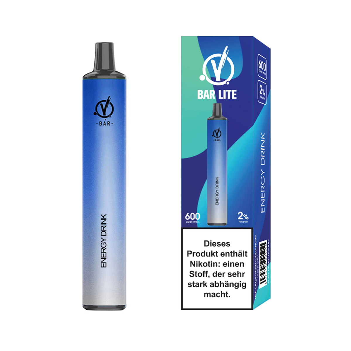 LINVO Bar Lite  Einweg E-Zigarette 20mg/ml bis 600 Züge  - Energy Drink ICE