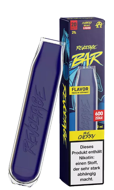 REVOLTAGE BAR Einweg E-Zigarette Blue Cherry 20mg/ml