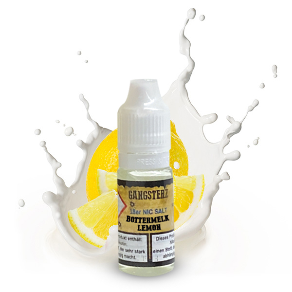 GANGSTERZ Bottermelk Lemon Nikotinsalz Liquid 18mg/ml - 10ml
