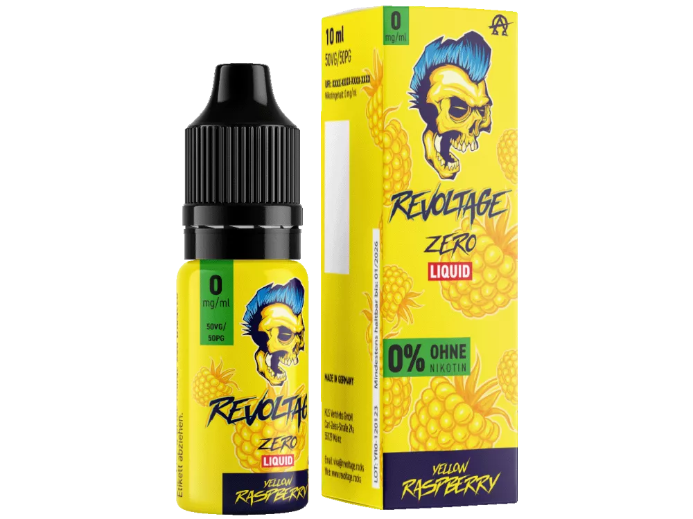 REVOLTAGE Yellow Raspberry Liquid 10ml Nikotinfrei