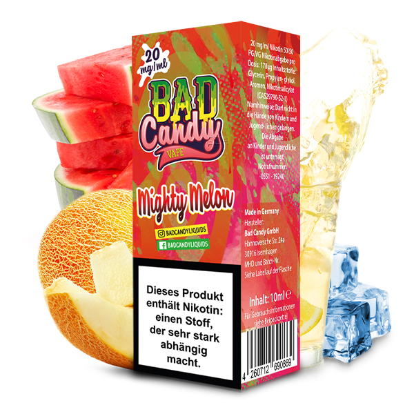 BAD CANDY Mighty Melon 20mg/ml Liquid 10ml