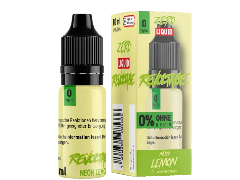 REVOLTAGE Neon Lemon Liquid 10ml Nikotinfrei