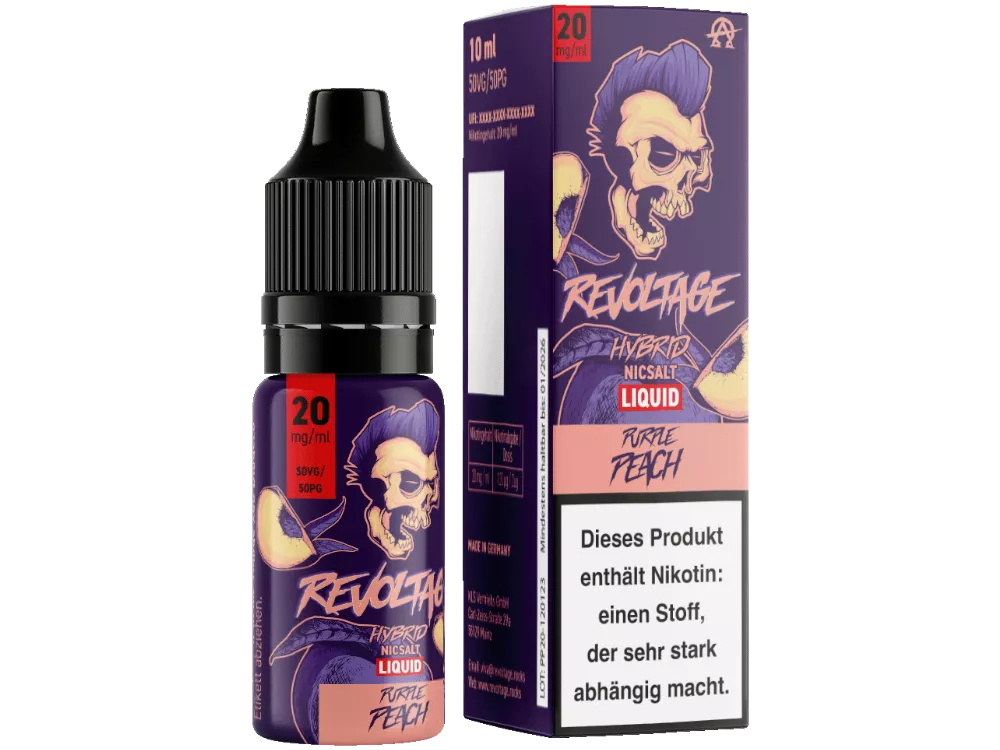 REVOLTAGE Purple Peach Liquid 20mg/ml - 10ml