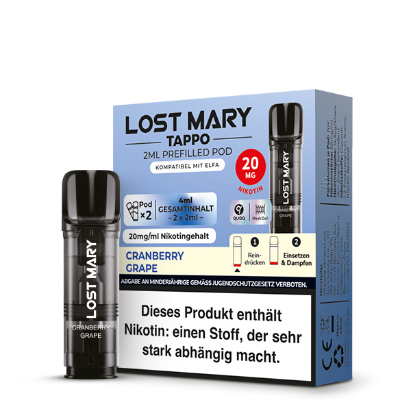 Lost Mary TAPPO Pods Cranberry Grape 20mg/ml