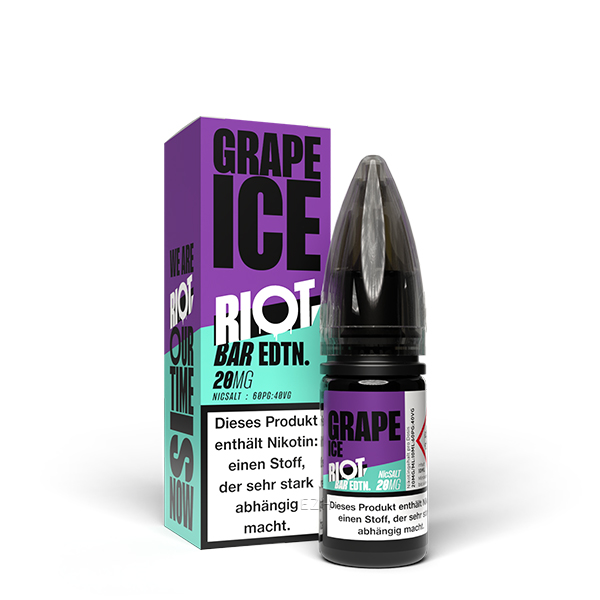 RIOT SQUAD Bar Edition Grape Ice 20mg/ml Liquid 10ml