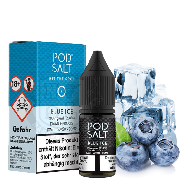 Pod Salt Blue Ice Nikotinsalz (50/50) 20mg 10ml