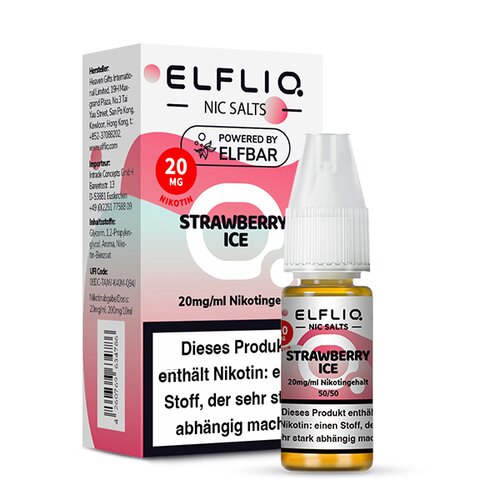 ELFLIQ STRAWBERRY ICE Nikotinsalz Liquid 20mg/ml