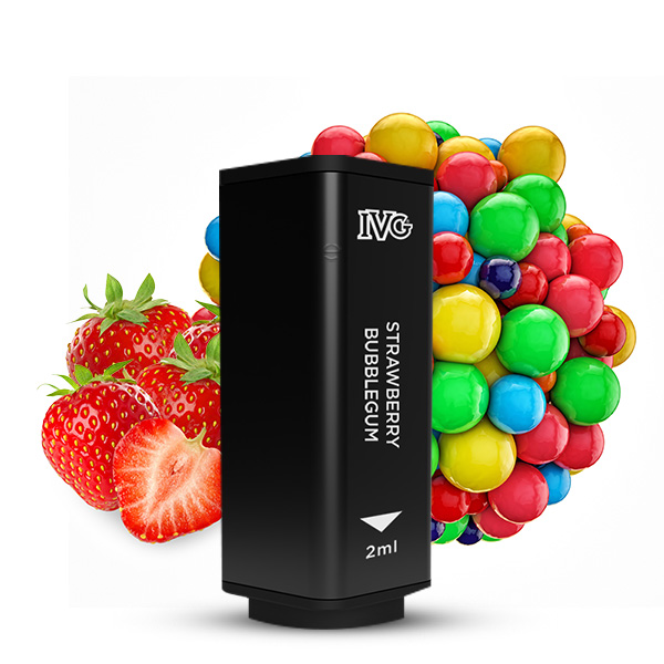IVG 2400 Pods Strawberry Bubblegum 20mg/ml 2 Stück